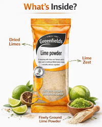 Greenfields Lime Powder 75g – Zesty Citric Spice Seasoning UK
