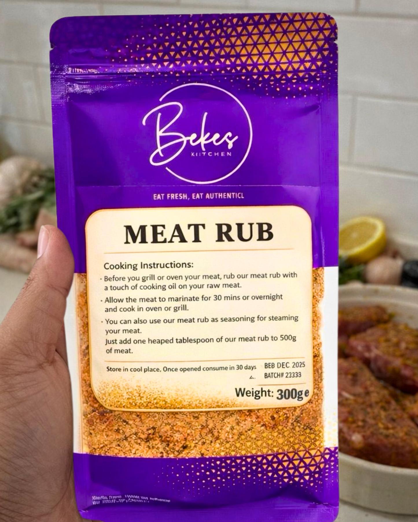 Bekes Kitchen Fish Rub 300g – Premium Seafood Seasoning Blend UK