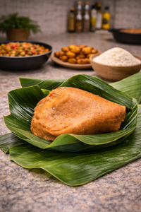 Moi Moi Elewe (MoinMoin) in Leaves – Nigerian Steamed Beans Pudding approx 55g | UK