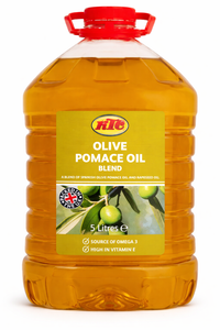 KTC Pomace Olive Oil 5L – Bulk Cooking & Frying Oil UK