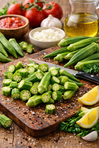 Fresh Okra Box