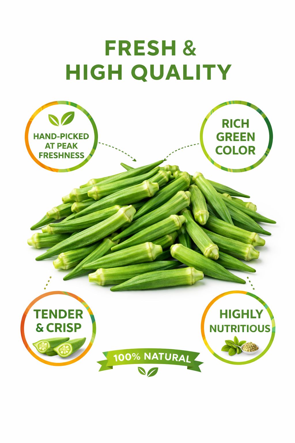 Fresh Okra Box