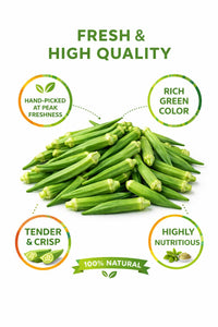 Fresh Okra Box
