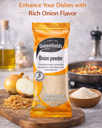 Greenfields Onion Powder 75g – Pure Ground Onion Seasoning UK