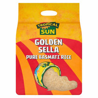 Tropical Sun Golden Sella Pure Basmati Rice 2kg – Premium Parboiled Basmati | UK