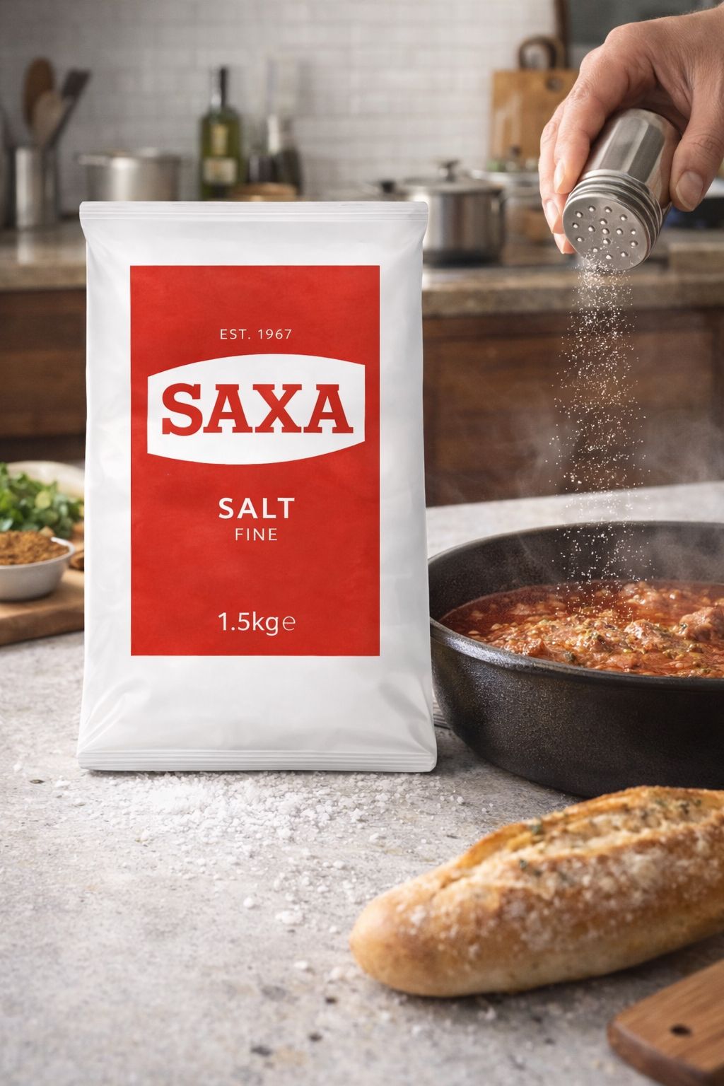 Saxa Cooking Salt 1.5kg