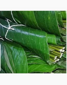 Box of Moi Moi (Steamed Bean Pudding) & Eko Agidi Leaves