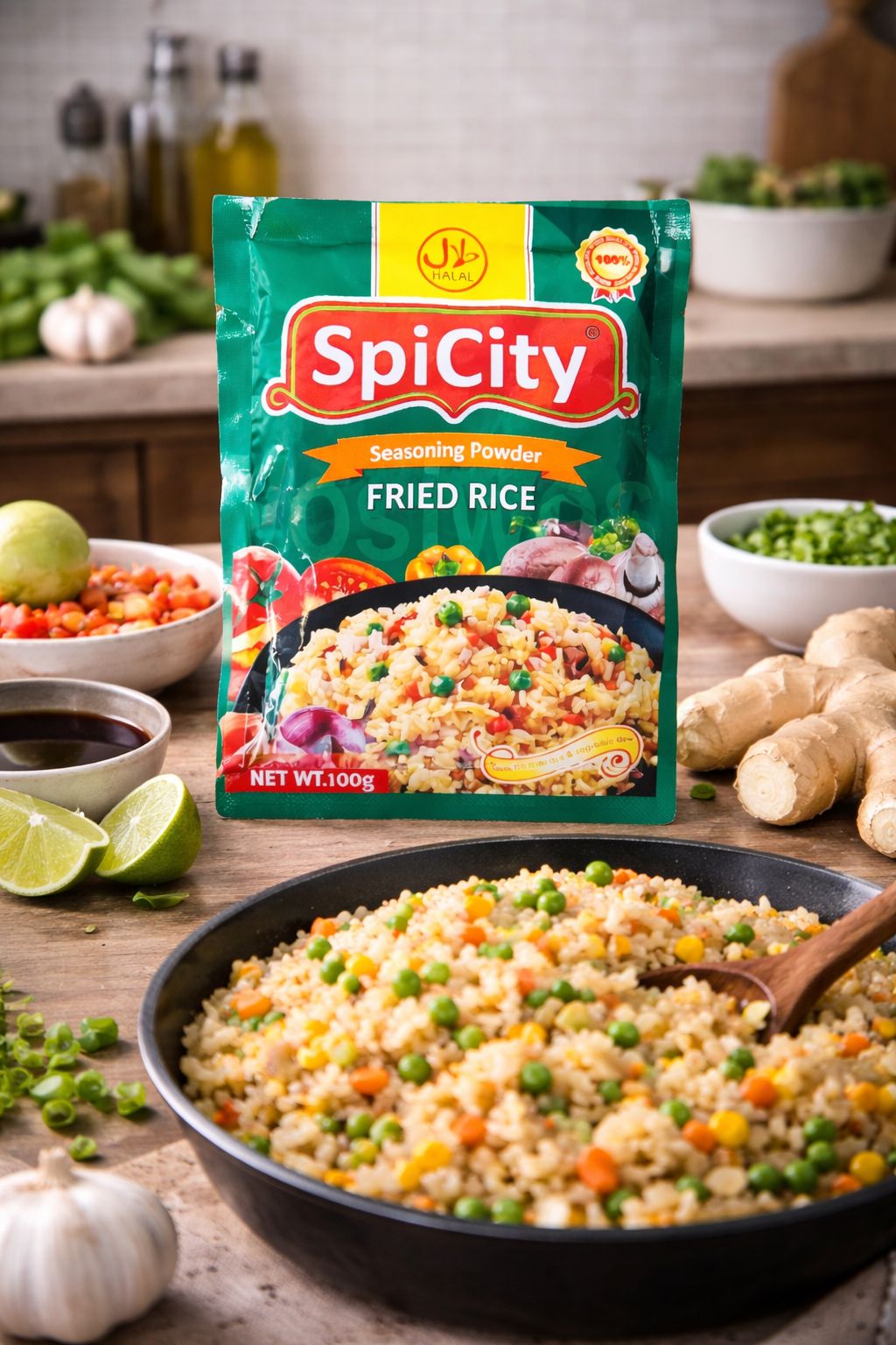 SpiCity Fried Rice Seasoning 10g – Nigerian Fried Rice Spice Mix UK