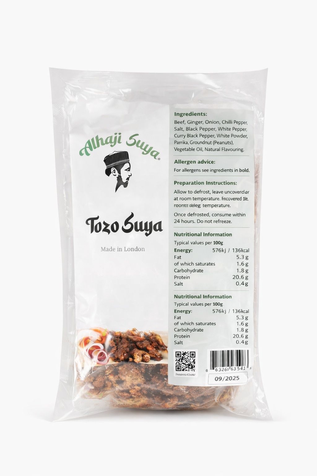 Alhaji Suya Tozo Suya – Rich Spiced Beef Suya UK