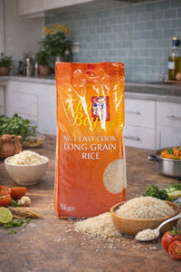 Tolly Boy Easy Cook Rice 20kg – Bulk Long Grain Rice for Catering & Families | UK