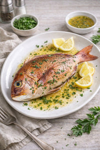 Frozen Red Bream Fish 2kg – Whole Raw Sea Bream UK