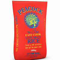 Peacock Easycook Rice 20kg – Bulk Long Grain Easy Cook Rice for Catering | UK